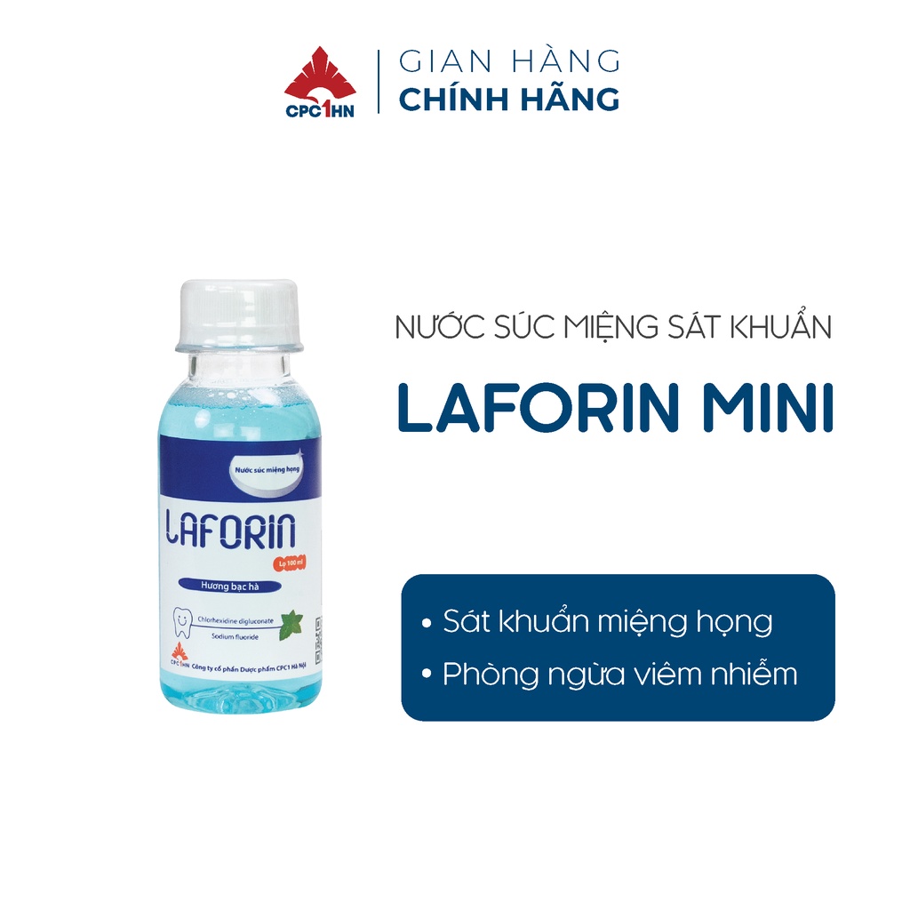 Nước Súc Miệng Sát Khuẩn LAFORIN 100ml