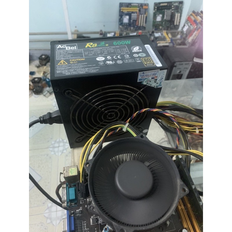 Nguồn AcBel R8II 600W 8OPlus Bronze chính hãng nguyên tem