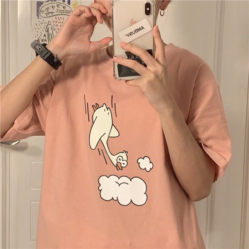 Áo thun tay lỡ Unisex form rộng Honest You cực cool Hàn Quốc, áo phông form rộng Blink Store