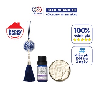 "Bộ tinh dầu gốm treo khuếch tán hương thơm 10ml trang trí nhà cửa ô tô cao cấp STAROMA nhập khẩu chính hãng Đài Loan