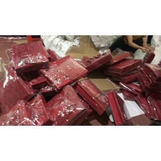 Set Chăn Ga Gối Lụa Tim Kisme Đỏ ( set 7 món)