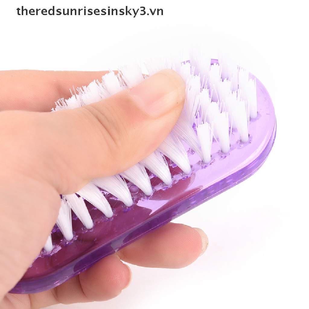 Cọ Nhựa Hai Đầu Dùng Để Vệ Sinh Móng Tay