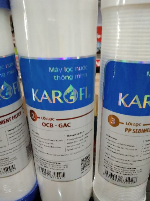 Lõi lọc nước 123 karofi chính hãng giá tốt