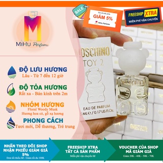Nước hoa nữ moschino toy 2 edp mini 5ml |chính hãng|
