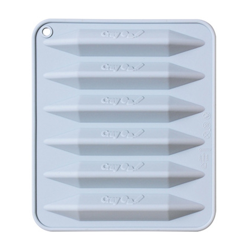 Khuôn Bút Chì Màu Bằng Silicon Cấp Thực Phẩm An Toàn Cho Bé DIY