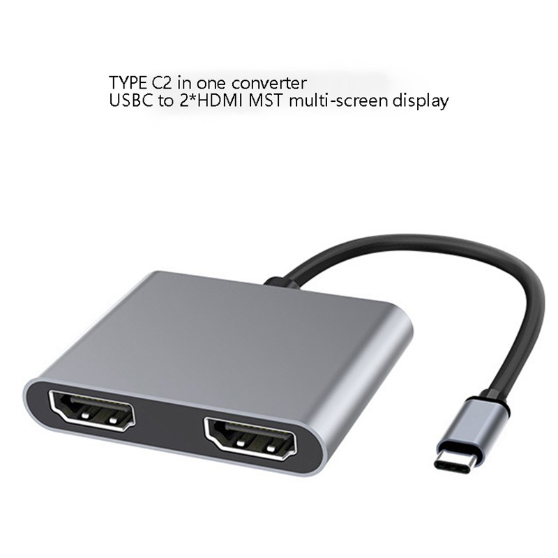 Bộ Chuyển Đổi Type-C Hub Sang Hdmi-Compatible 4k Usb C Cho Macbook, Air / Ipad Pro / Dell Xps 13 / 15,surface Pro 7 / Go | BigBuy360 - bigbuy360.vn