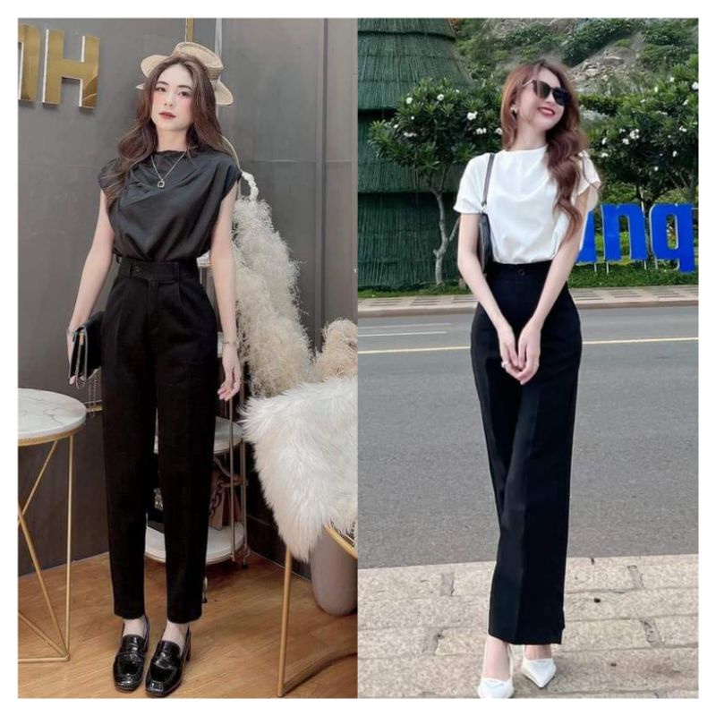 Áo sơ mi lụa tay hến siêu xinh