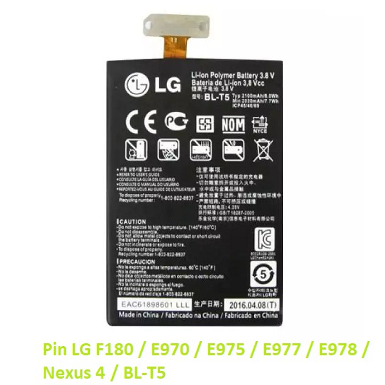 Pin LG F180 / E970 / E975 / E977 / E978 / Nexus 4 / BL-T5