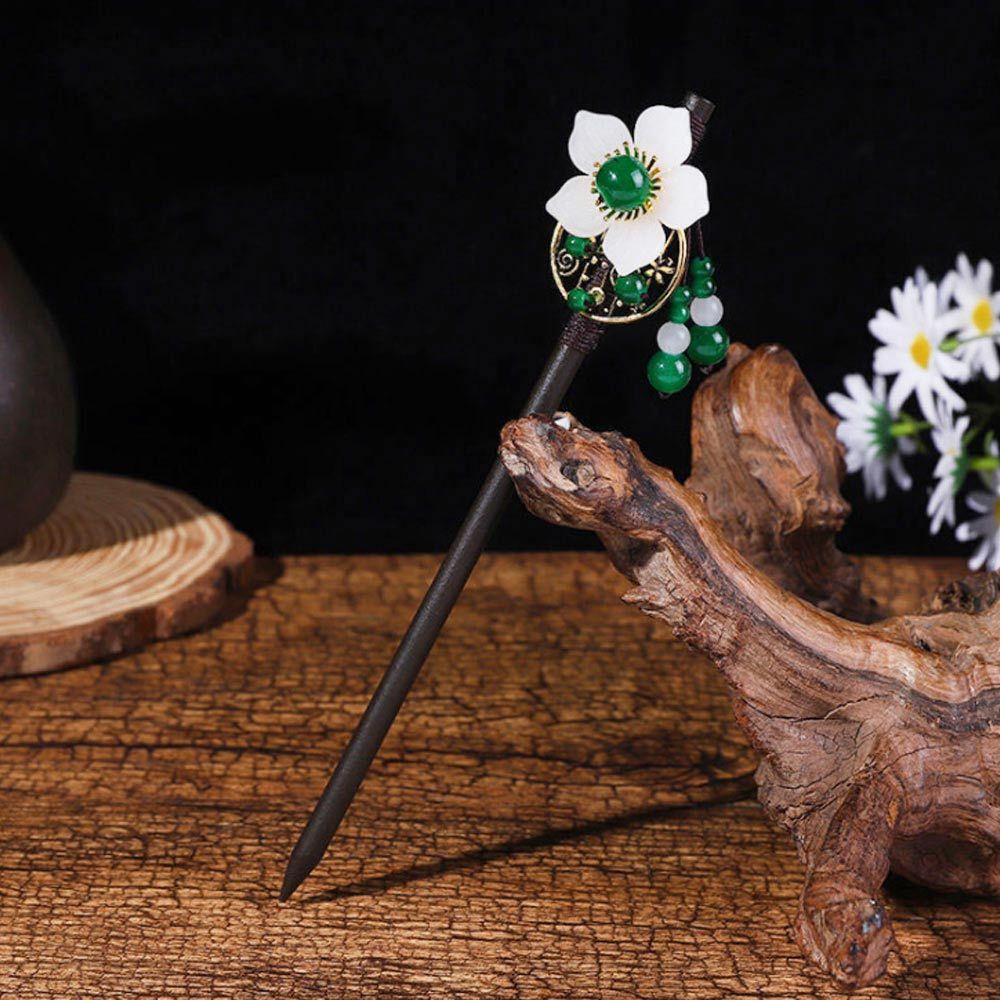 Trâm cài tóc thủ công họa tiết hoa xinh xắn thời trang