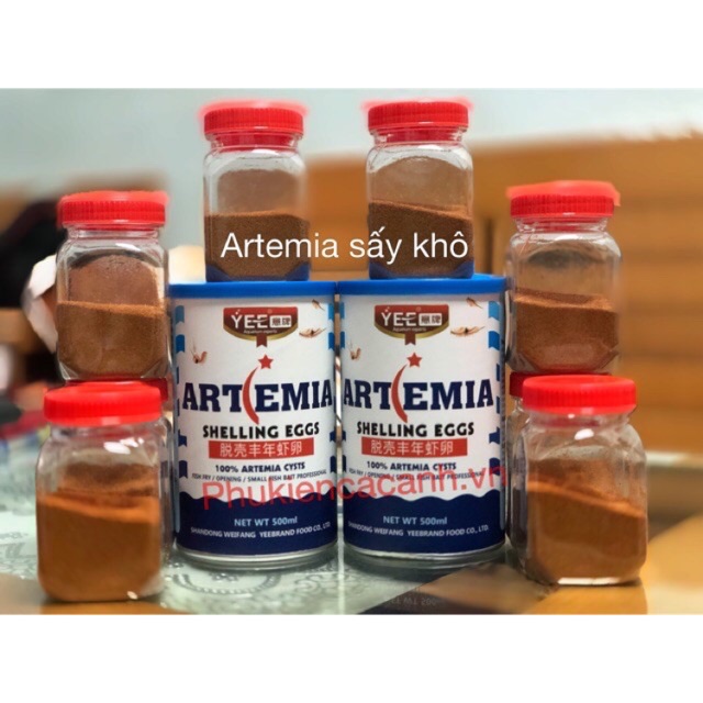Artemia dạng bột sấy khô-dùng cho cá con mới đẻ
