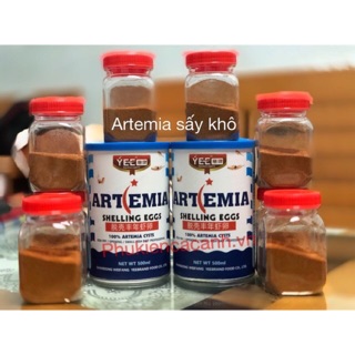 Artemia dạng bột sấy khô-dùng cho cá con mới đẻ