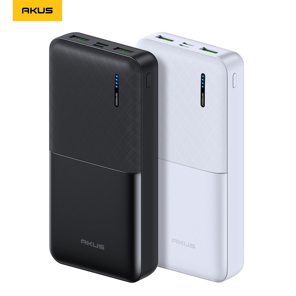 Sạc dự phòng 20000 mAh Akus C20 - Hàng chính hãng - Bảo hành 12 tháng