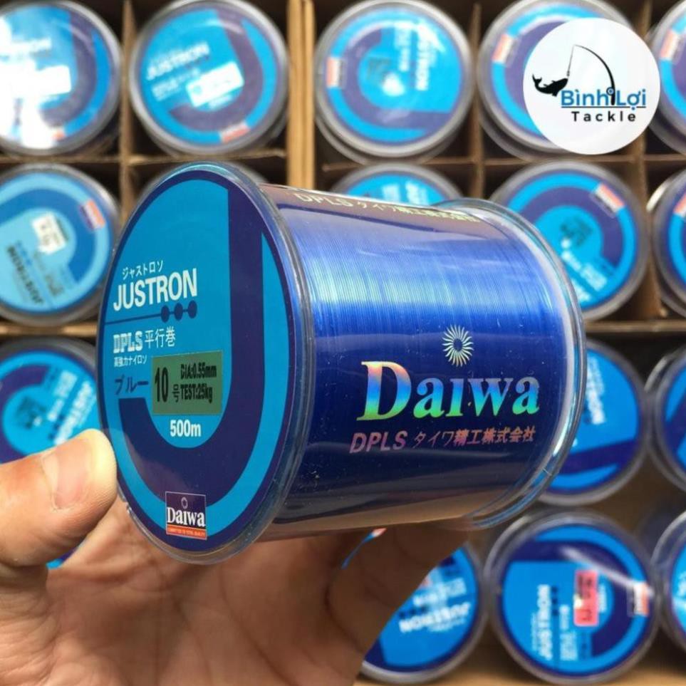 Dây Cước Câu Cá Siêu Bền Daiwa Justron Dài 500m  – Dây Cước Câu Cá Nhật Bản