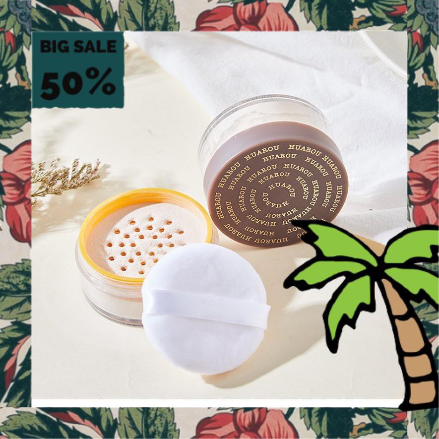 Phấn Phủ Dạng Bột HUAROU 0026 Nâu Mộc Kiềm Dầu Chính Hãng Nội Địa