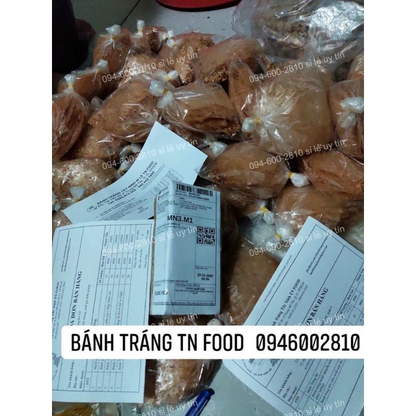 1 bịch Bánh tráng muối nhuyễn tỏi phi xike / nghệ sĩ siêu cay 50g loại 1 - nana sỉ bánh tráng- thienthanhofficicialstore