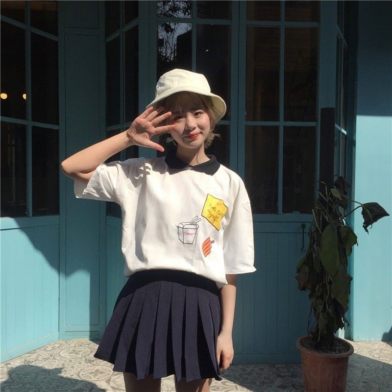 ÁO POLO CỔ BẺ NHIỀU MẪU VÀ HOẠ TIẾT FREESIZE 55KG | BigBuy360 - bigbuy360.vn