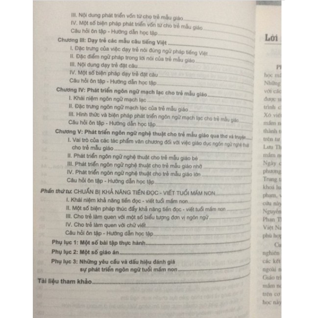 Sách - Giáo trình Phát triển ngôn ngữ tuổi mầm non