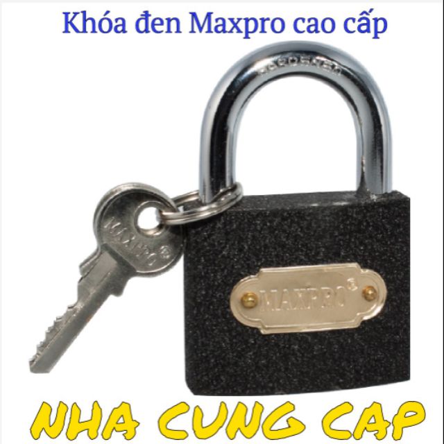 (GIÁ HỦY DIỆT) Ổ KHÓA ĐEN MAXPRO CAO CẤP 50,60mm