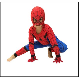 Bộ Quần Áo Người Nhện Spiderman Dài Tay Cho Bé
