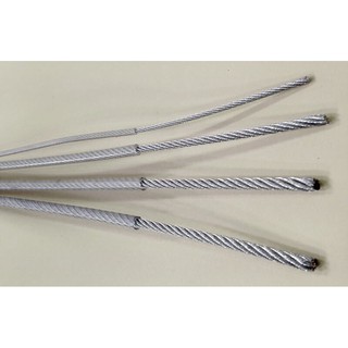 cáp thép cáp bọc nhựa 3 ly, 3mm (1m)