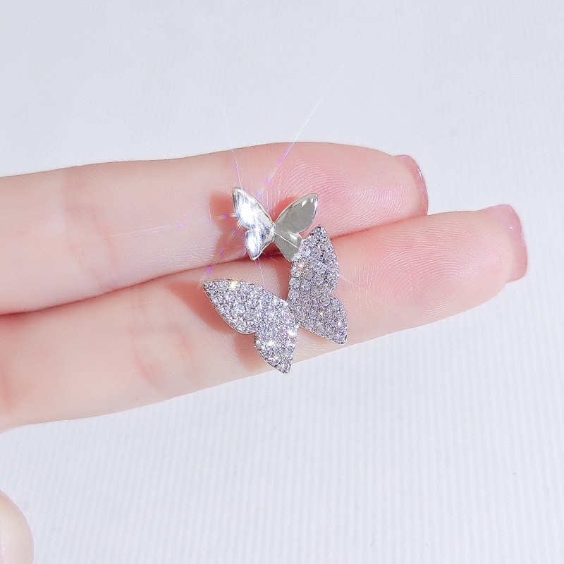 Ghim cài áo JIUDUOLAN chống lộ thiết kế bươm bướm thanh lịch thời trang dành cho nữ