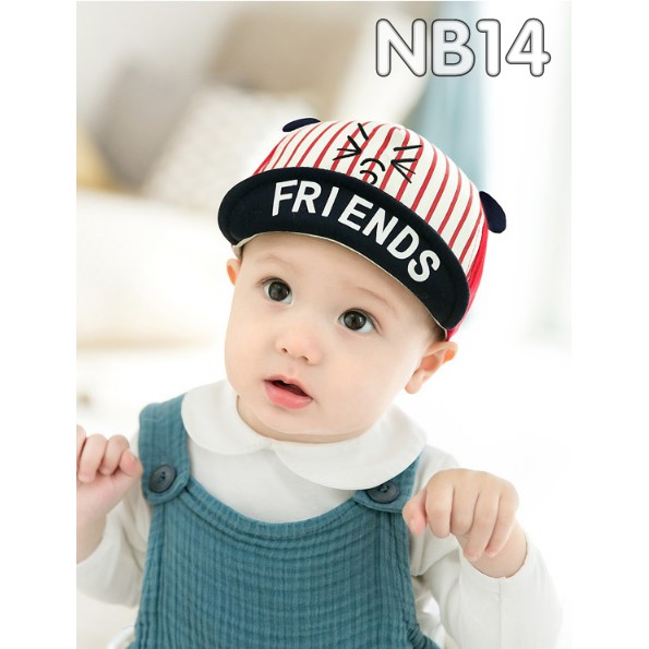 [Nhiều màu] Nón cho bé 6-18 tháng NB14