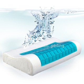 Gối ngủ cao su non gel mát chống đau cổ ZURI PILLOW