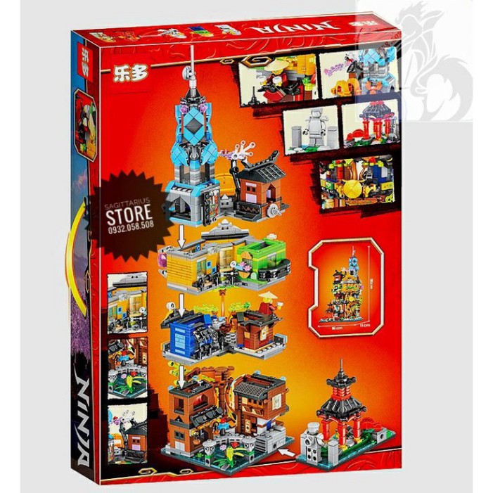 Bộ Lego Ninjago Lắp Ráp Tháp Lotto Ninja Building