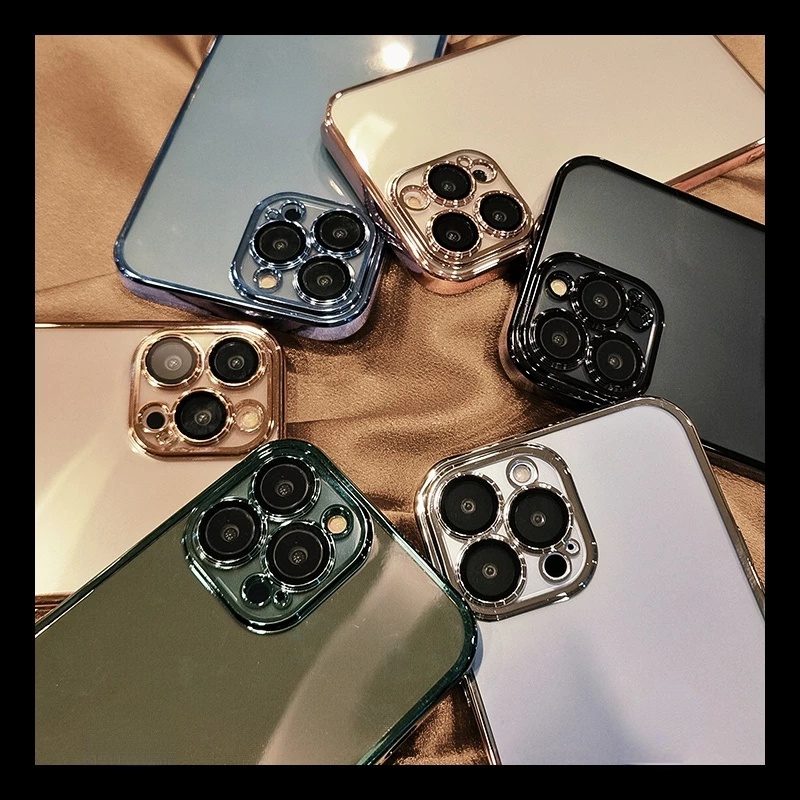 Ốp Điện Thoại Chống Sốc Kiểu Vuông Cho iPhone 14  Pro Max 11 12 13 Pro Max 13 Mini XR X XS 7 8 Plus SE 20