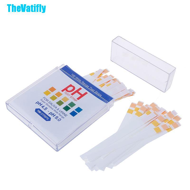 Bộ 100 Que Thử Điện pH 4.5-9.0 Chuyên Dụng Chất Lượng Cao