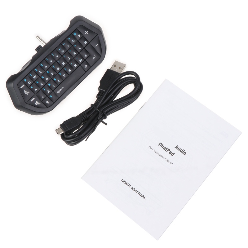 Bàn Phím Không Dây WU 47 Phím Chat Pad BLE3 0 Cho Tay Cầm Chơi Game