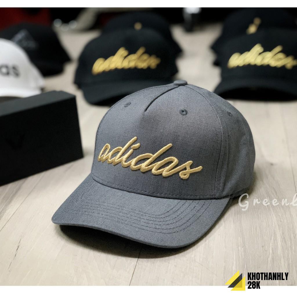 [SALE SOCK] XẢ KHO SIÊU SALE - NÓN LƯỠI TRAI VNXK MÀU XÁM PHỐI CHỮ VÀNG CAO CẤP