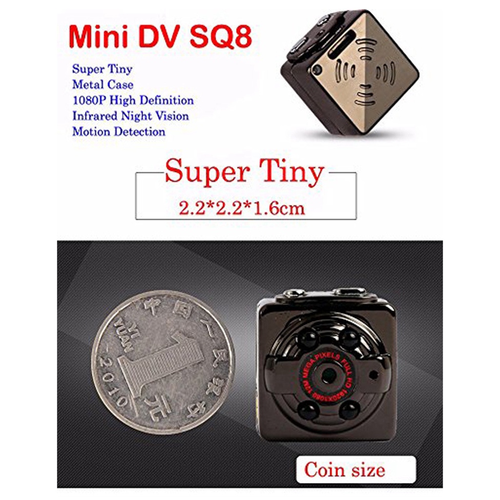 Camera Ngụy Trang Siêu Nhỏ Sq8 | BigBuy360 - bigbuy360.vn