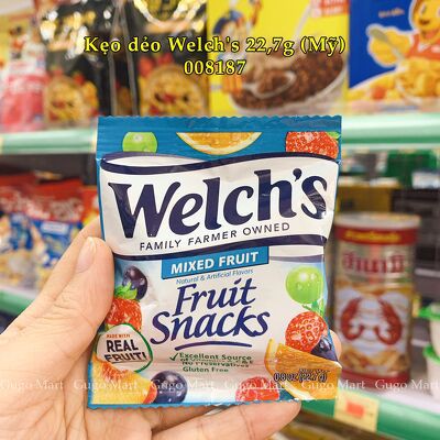 Kẹo dẻo Welch's 22,7g - Black forest organic 23g(Mỹ)