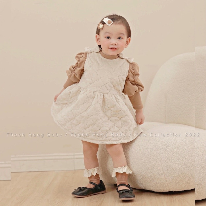Váy nỉ bé gái