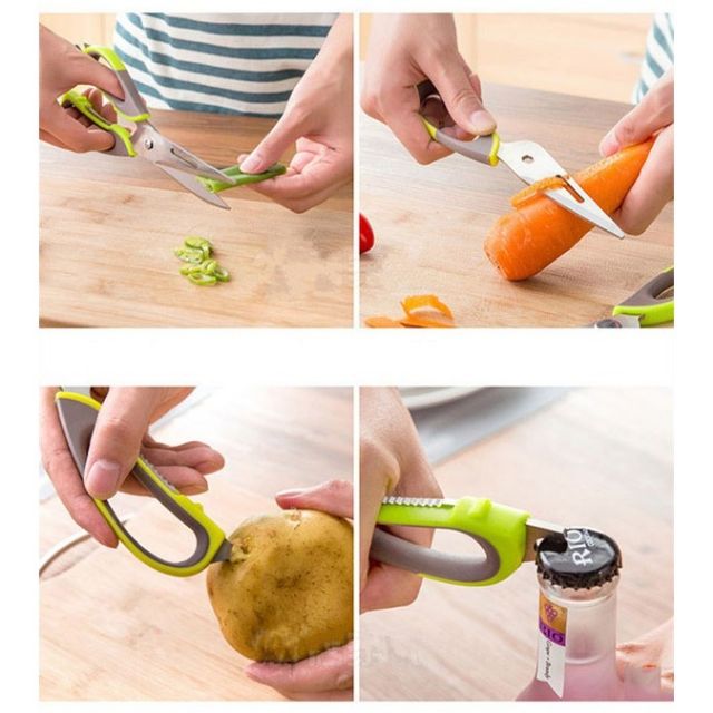 Kéo cắt đa năng kèm ống cắm TT