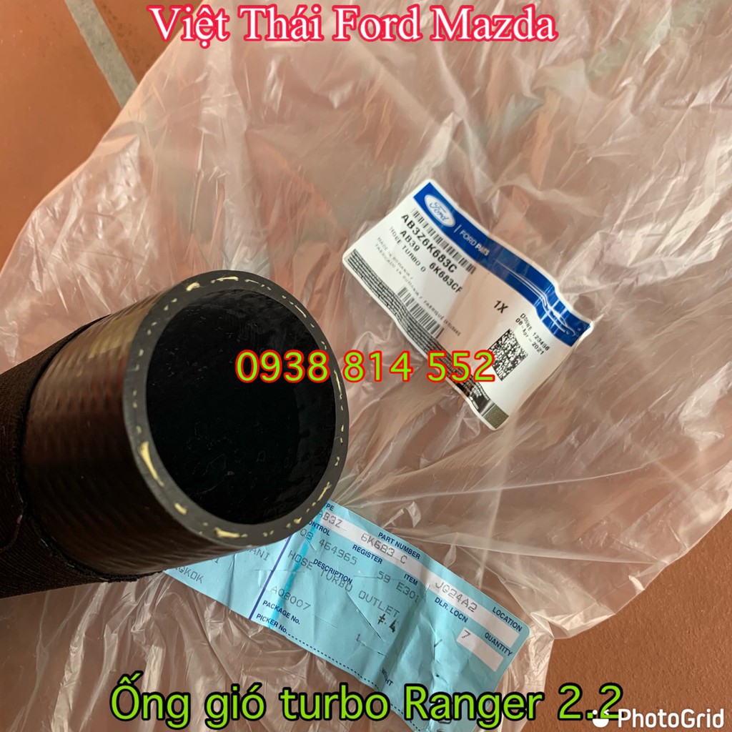 Ống gió Turbo Ranger Mazda BT50 2.2 chính hãng