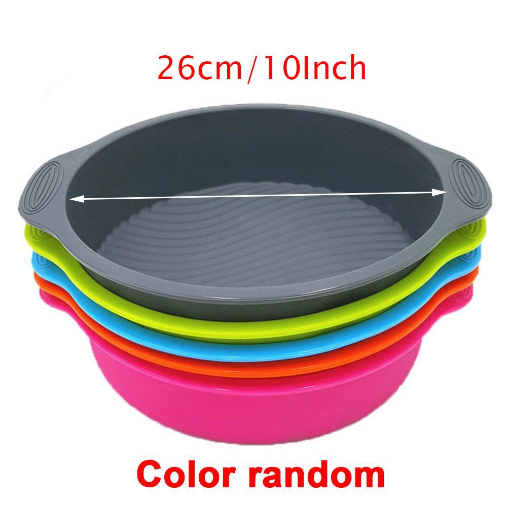 🌸Eutus🌸 Khuôn Silicone hình tròn 3d làm bánh mì lò vi sóng tiện dụng