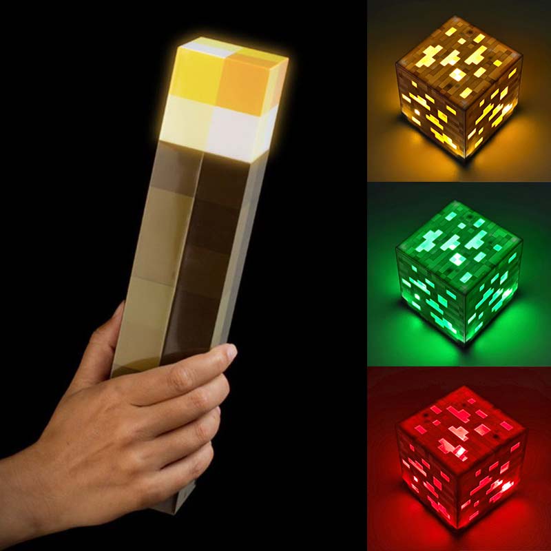 Đèn Led Gắn Tường Trang Trí Hình Minecraft Độc Đáo