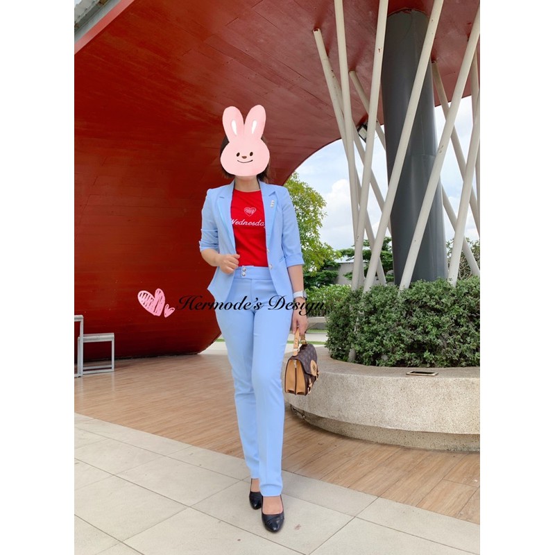 Set Vest Dáng Ngắn Tay Lỡ Quần Tây [ Hàng Cao Cấp] | BigBuy360 - bigbuy360.vn