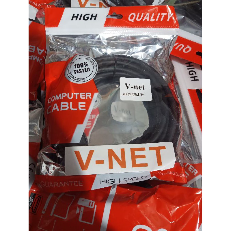 Cáp HDMI VNET 3 mét lõi đồng HDTV 4K*2K  chuẩn FULL HD 1080p