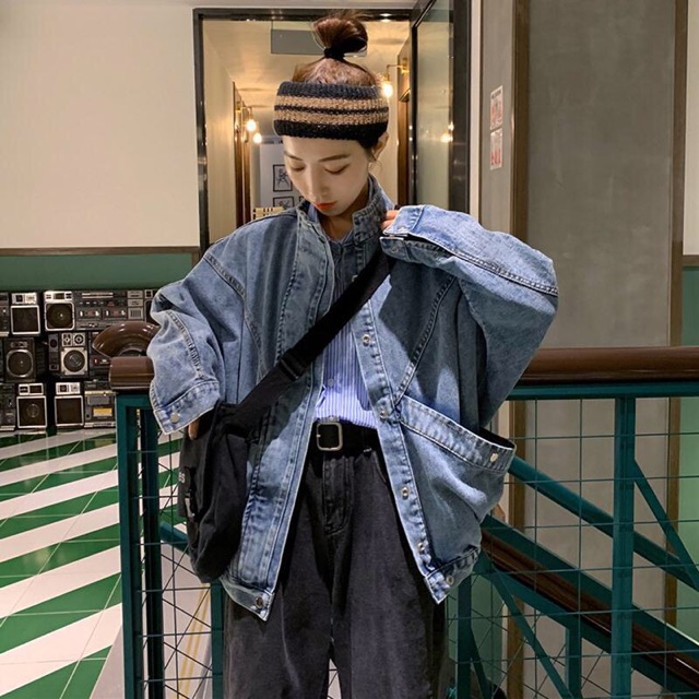 (sẵn) áo khoác jeen hàng qccc(ảnh thật)