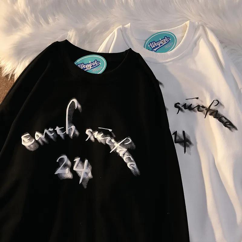 Áo Sweater Tay Dài Dáng Rộng Phong Cách Hip Hop Hàng Mới Dành Cho Cặp Đôi 2021 | BigBuy360 - bigbuy360.vn