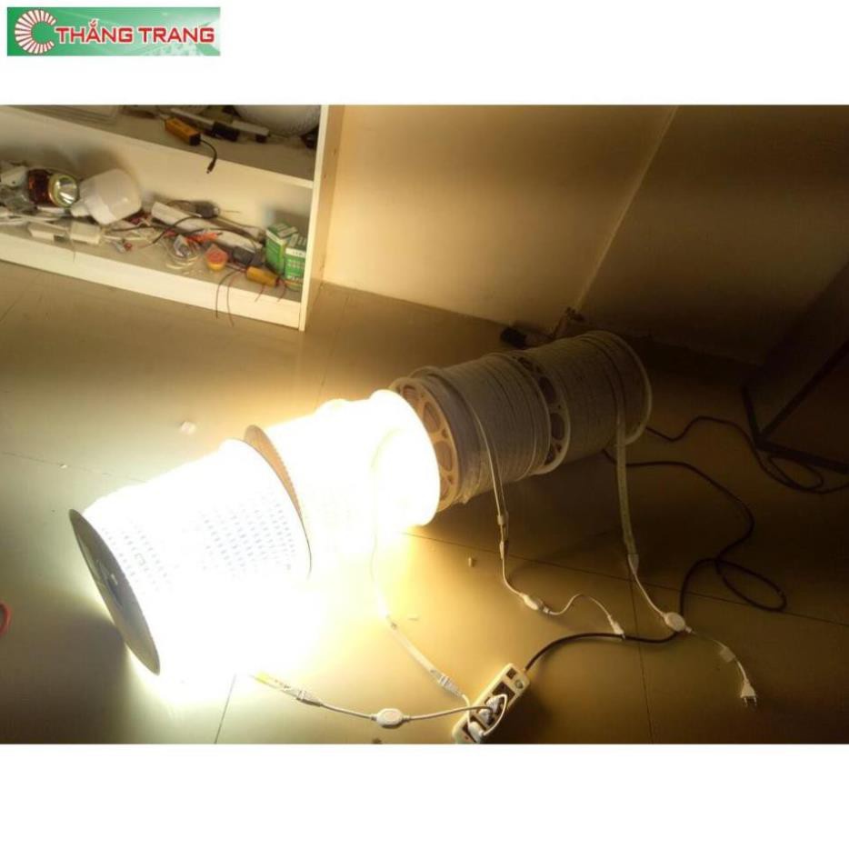 Đèn Led dây đôi 2835 , ống nhựa 220V 15m trở lên Tặng Nguồn