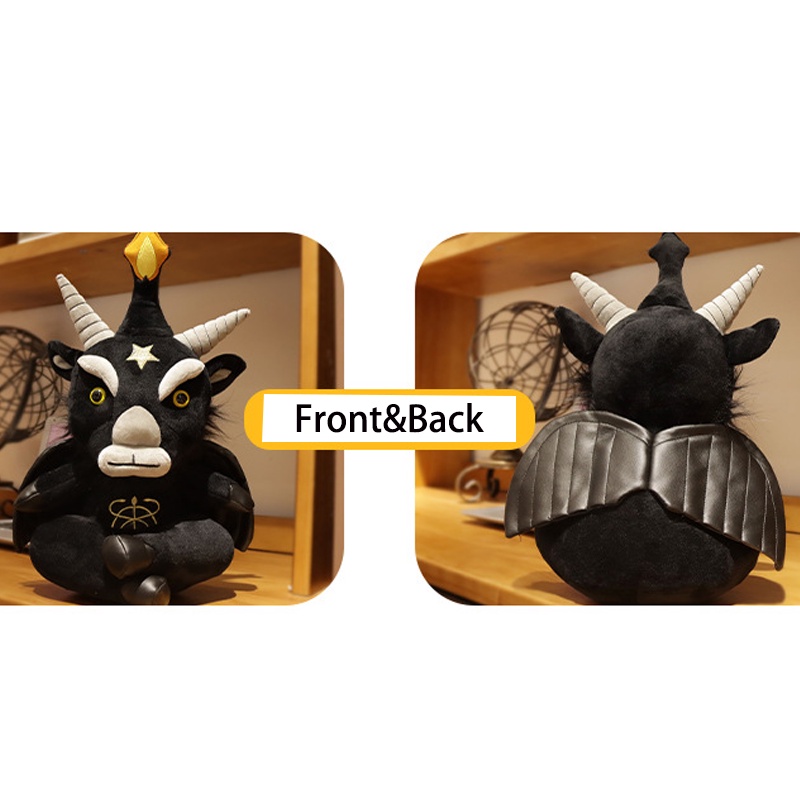 Killstar Plush Black Dark Evil Doll 35CM Cartoon Cute Unicorn Lion Rabbit Elephant Stuffed Doll Toys For Kids Gifts