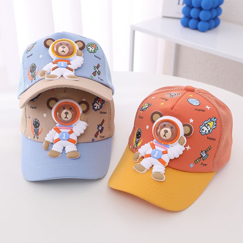 Nón Lưỡi Trai Hình Gấu Hoạt Hình Dễ Thương Cho Bé