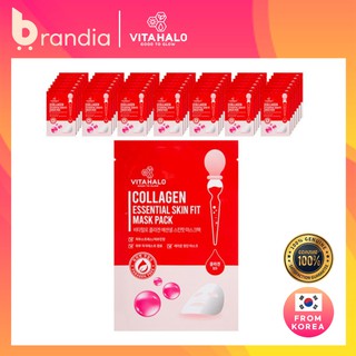 [Hàng mới về] Set 50 mặt nạ VITAHALO collagen chăm sóc da cao cấp 