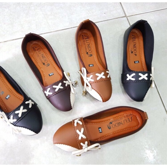 Combo 30 giày bup bê và 5 đ đio đế vàng | BigBuy360 - bigbuy360.vn