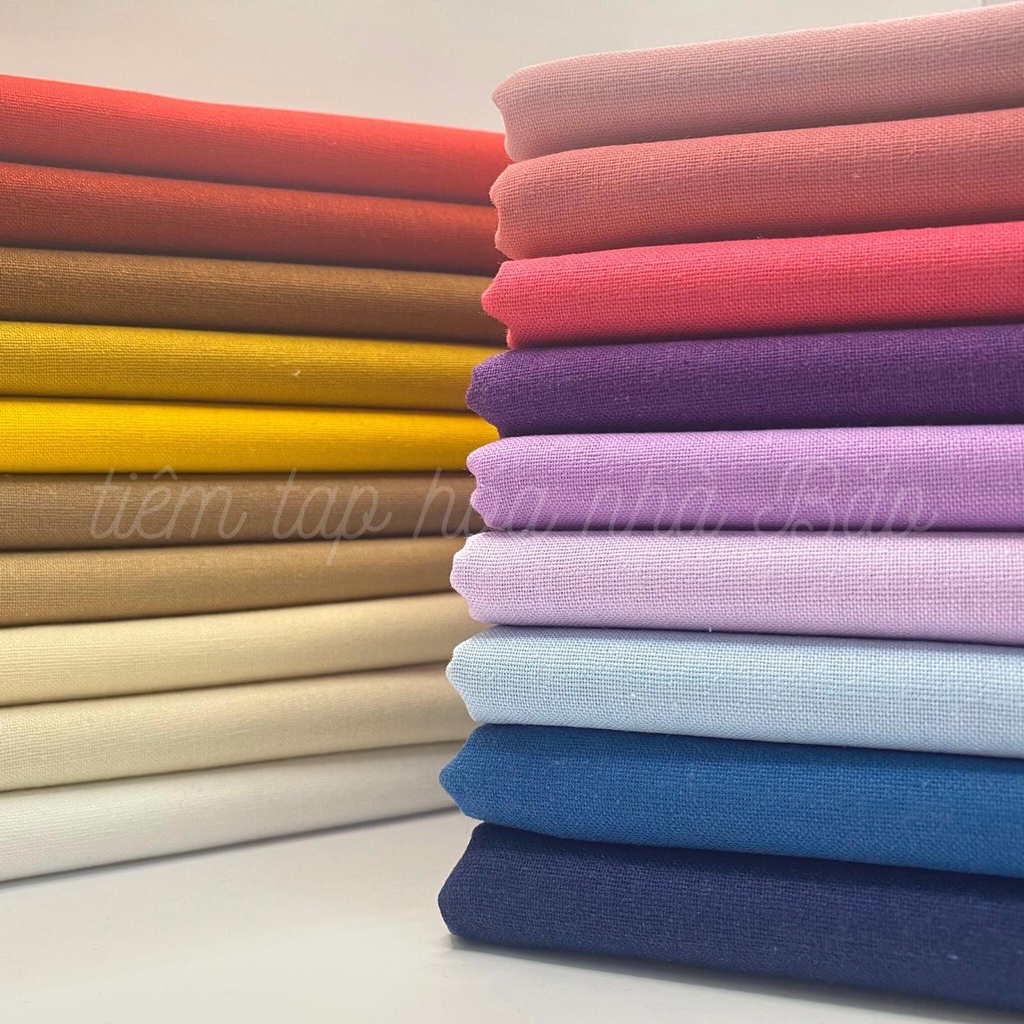 [Bảng 2/2] Vải Linen Loại Dày Mịn Đẹp 2 Kích Thước 50x70cm Và 70x100cm