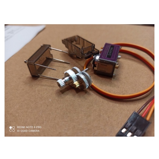 Động cơ servo  bánh răng thép MG90S MG90 S siêu khỏe cho xe điều khiển, robot , tàu thuyền mô hình RC